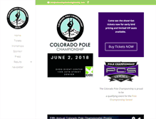 Tablet Screenshot of coloradopolechampionship.com